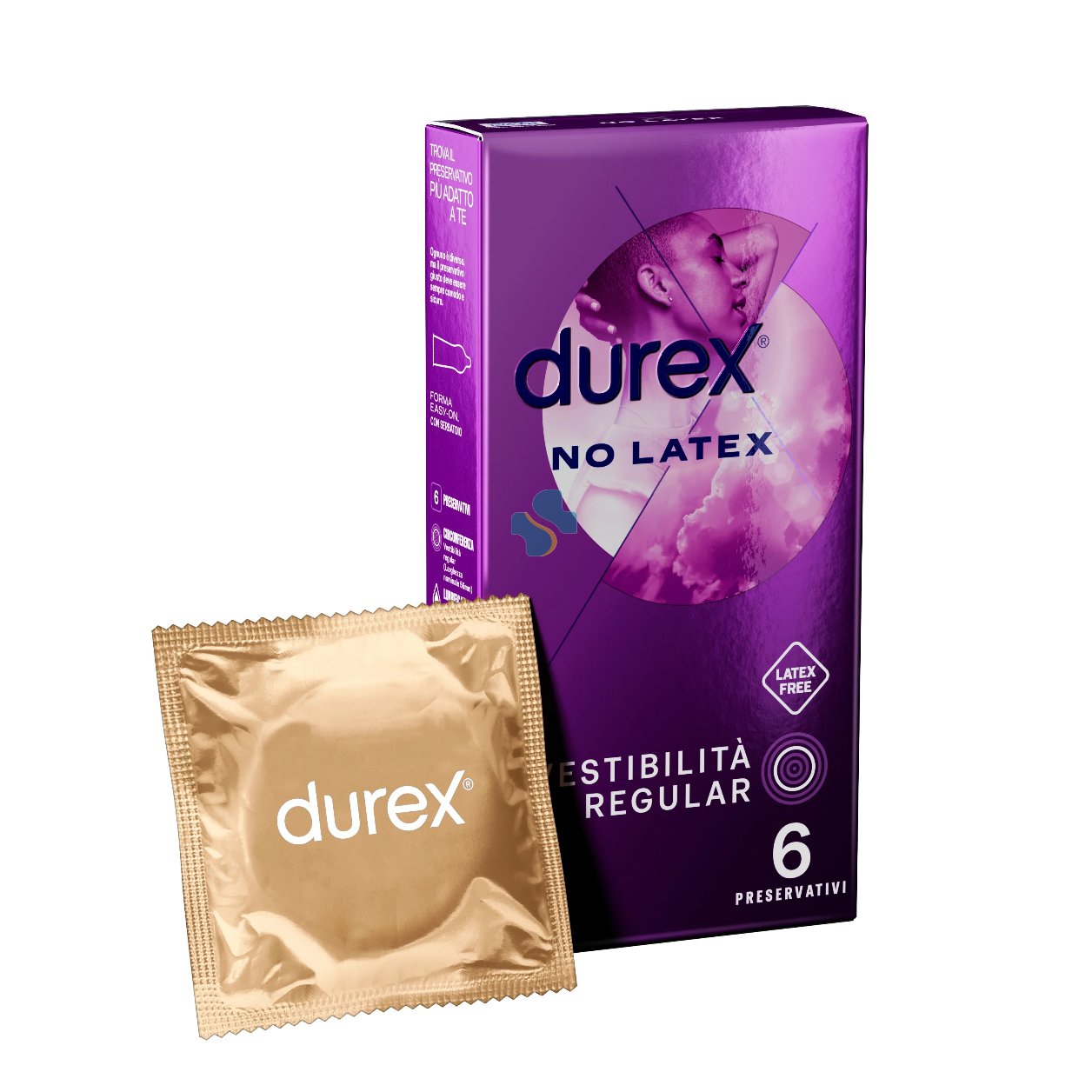 Durex Linea No Latex Forma Classica Senza Lattice Confezione con 6 Profilattici